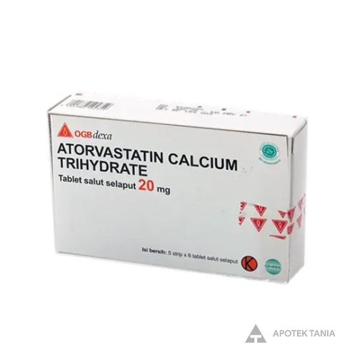 ATORVASTATIN 20 MG TABLET/GEN Apotek Tania