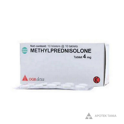 METHYLPREDNISOLONE 4 MG TABLET Apotek Tania