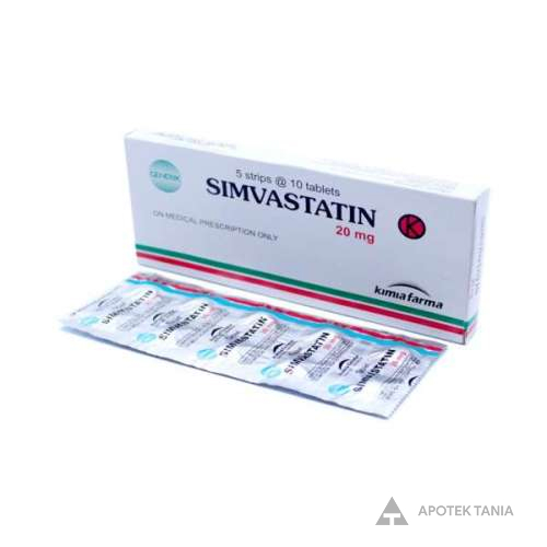SIMVASTATIN 20 MG TAB ISI 100 Apotek Tania
