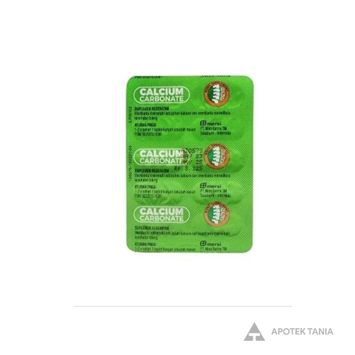 CA CARBONATE MERSI 500 MG Apotek Tania