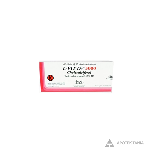 Suplemen L VIT D3 5000IU Apotek Tania